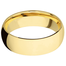 14K Yellow Gold + Polish Finish