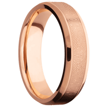 14K Rose Gold + Satin , Polish Finish