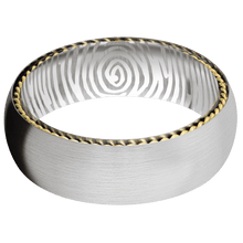 14K White Gold + Satin Finish