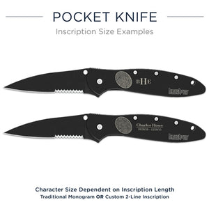 Kershaw® Serrated Pocket Knife - Legacy Touch -- Dev