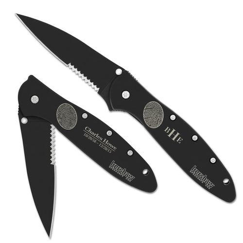Kershaw® Serrated Pocket Knife - Legacy Touch -- Dev