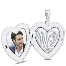 Sterling Silver Heart Locket - Legacy Touch -- Dev