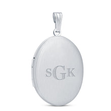 Sterling Silver Oval Locket - Legacy Touch -- Dev