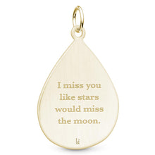Yellow Gold Tear Drop Pendant