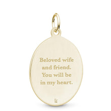 Yellow Gold Oval Pendant