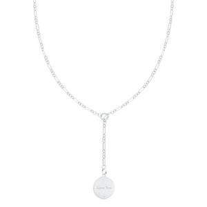 Sterling Silver Lariat Necklace