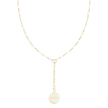 14k Yellow Gold Lariat Necklace