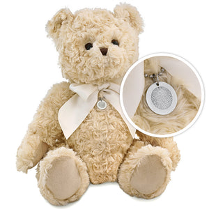 Tate Teddy Bear with Stainless Steel Pendant