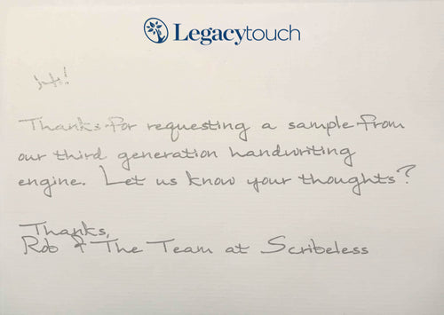 Handwritten Gift Notes